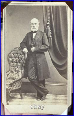 Civil War self portrait CDV, Daguerreian William Shew, Gold Rush, San Francisco