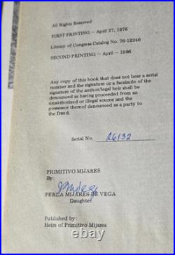 Conjugal Dictatorship of Ferdinand Imelda Marcos Mijares 1986 Heir Signed Serial