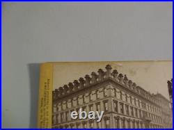 Cosmopolitan Hotel San Francisco California Lawrence Houseworth Stereoview Photo