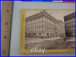 Cosmopolitan Hotel San Francisco California Lawrence Houseworth Stereoview Photo