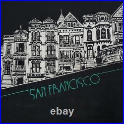 Crazy Shirts Hawaii San Francisco Postcard Row Sweatshirt Size XL USA 90's VTG