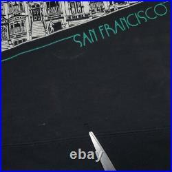 Crazy Shirts Hawaii San Francisco Postcard Row Sweatshirt Size XL USA 90's VTG