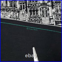 Crazy Shirts Hawaii San Francisco Postcard Row Sweatshirt Size XL USA 90's VTG