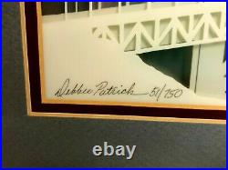 DEBBIE PATRICK GOLDEN GATE BRIDGE 3-D Signed LTD 51/750 San Francisco, Calif