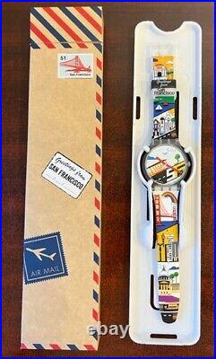 DESTINATION SWATCH Greetings from SAN FRANCISCO California in Box SO29Z103 RARE