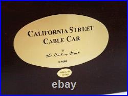 Danbury Mint California & Market Street Cable Car Van Ness Ave San Francisco #59