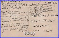 Darjeeling Dandy & Bearers 793rd Bomb 1945 US Army APO Free WW2 WWII Postcard