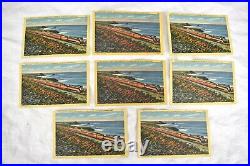 Daylight Stanley A Piltz 534 Railroad Post Card Pictorial Wonderland Lot of 8