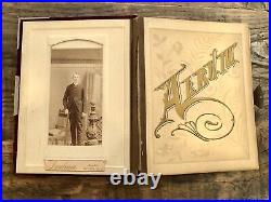 Depew Family Photo Album, Montana, California, Michigan Antique 1800s Genealogy