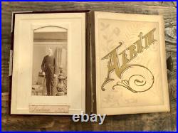 Depew Family Photo Album, Montana, California, Michigan Antique 1800s Genealogy