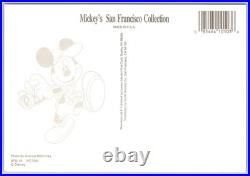 Disney Mickey Minnie Cartoon San Francisco California Aerial postcard