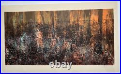 Dorothy Bowman Signed Vintage Serigraph Print Titled San Francisco Eve 1966