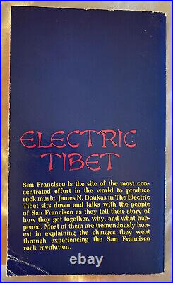 ELECTRIC TIBET San Francisco Rock Musicians COUNTERCULTURE Doukas 1969 1st Ed