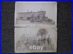 Exceptional Pair of Early Alcatraz Photographs, c. 1888-89, Amazing