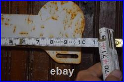 FISHERMAN'S WHARF SAN FRANCISCO CALIFORNIA SIGN CIRCA 1950s PAINTED METAL TOPPER