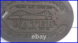Ford Meter Box Co. San Francisco Golden Gate Meter Box Water Dept. Cover SMLCHIP