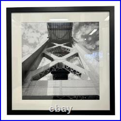 Framed photograph, Jet Lowe's Detail View of San Francisco-Oakland Bay Bridge