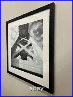 Framed photograph, Jet Lowe's Detail View of San Francisco-Oakland Bay Bridge