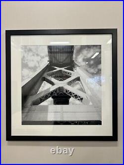 Framed photograph, Jet Lowe's Detail View of San Francisco-Oakland Bay Bridge