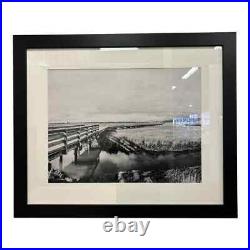 Framed photograph, View of Anderson Marsh, Oakland, CA, SF Bay Area Framed photograph, View of Anderson Marsh, Oakland, CA, SF Bay Area