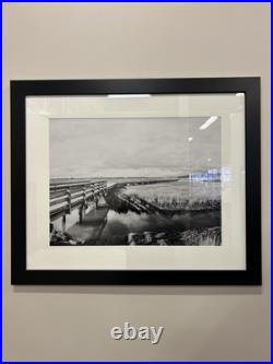 Framed photograph, View of Anderson Marsh, Oakland, CA, SF Bay Area Framed photograph, View of Anderson Marsh, Oakland, CA, SF Bay Area