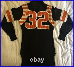 GAME-WORN 1960s AUTHENTIC San Francisco BAY BOMBERS Orange-and-Brown Jersey #32