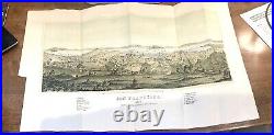 GENUINE 1856 MAP OF San Francisco, PUBLISHED BY H. BILL SAME YEAR