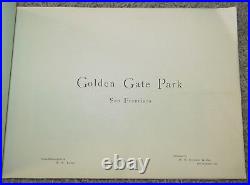 GOLDEN GATE PARK San Francisco 1896 Souvenir MORMON TABERNACLE CHOIR