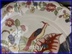 GUMP'S San Francisco dinner plates Carolina Garden/ 8 pieces 9751/ Excellent con