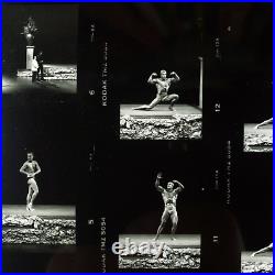 Gay Games Bodybuilder Contact Sheet 1980s San Francisco Beefcake Muscle Men B417