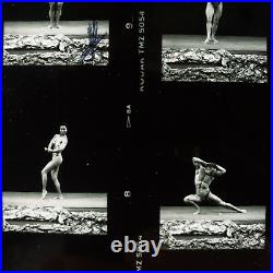 Gay Games Bodybuilder Contact Sheet 1980s San Francisco Beefcake Muscle Men B417