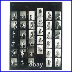 Gay Games Bodybuilder Contact Sheet 1980s San Francisco Man Muscle Woman CA B415