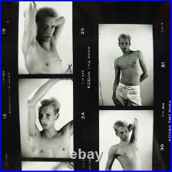 Gay Games Bodybuilder Contact Sheet 1980s San Francisco Man Muscle Woman CA B415