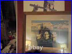 George Copk Signed Painting of San Francisco California Bay. Framed