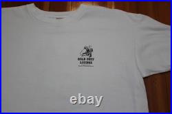 Gold Dust Lounge San Francisco California White Shirt 2XL Miner Double-sided