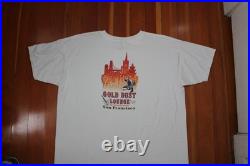 Gold Dust Lounge San Francisco California White Shirt 2XL Miner Double-sided