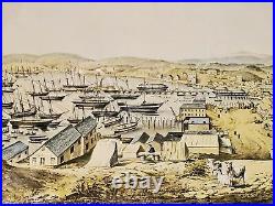 Gold Rush San Francisco Bay Area California from Telegraph Hill April 1850 1932