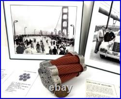 Golden Gate Bridge Suspension Cable STRANDS OF HISTORY 1936-1976 San Francisco