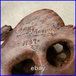 Golden Gate Exposition San Francisco World's Fair Souvenir Soapstone Brush Pot