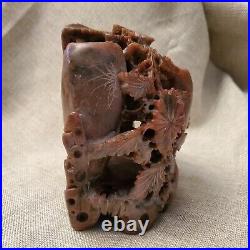 Golden Gate Exposition San Francisco World's Fair Souvenir Soapstone Brush Pot