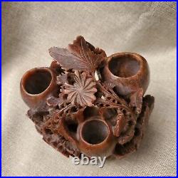Golden Gate Exposition San Francisco World's Fair Souvenir Soapstone Brush Pot
