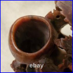 Golden Gate Exposition San Francisco World's Fair Souvenir Soapstone Brush Pot