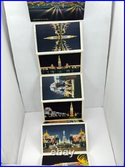 Golden Gate International Expo Lithographic 16 cards night scene San Francisco