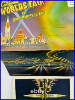 Golden Gate International Expo Lithographic 16 cards night scene San Francisco