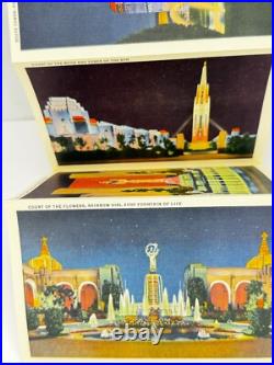 Golden Gate International Expo Lithographic 16 cards night scene San Francisco
