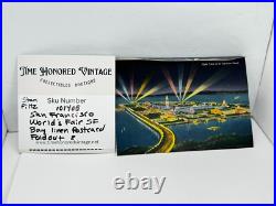 Golden Gate International Expo Lithographic 16 cards night scene San Francisco