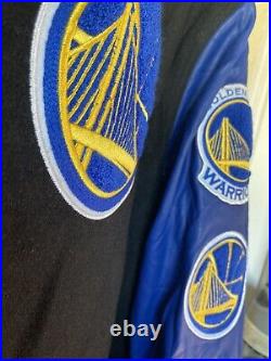 Golden state warriors varsity jacket San Francisco California nba basketball xL