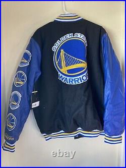 Golden state warriors varsity jacket San Francisco California nba basketball xL
