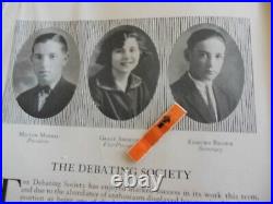 Governor Edmond (pat) Brown/original 1922 (dec) Lowell High Yearbook/california