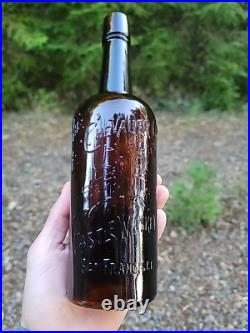 Great Old Picture San Francisco California Whiskey? F. Chevalier Castle Whiskey